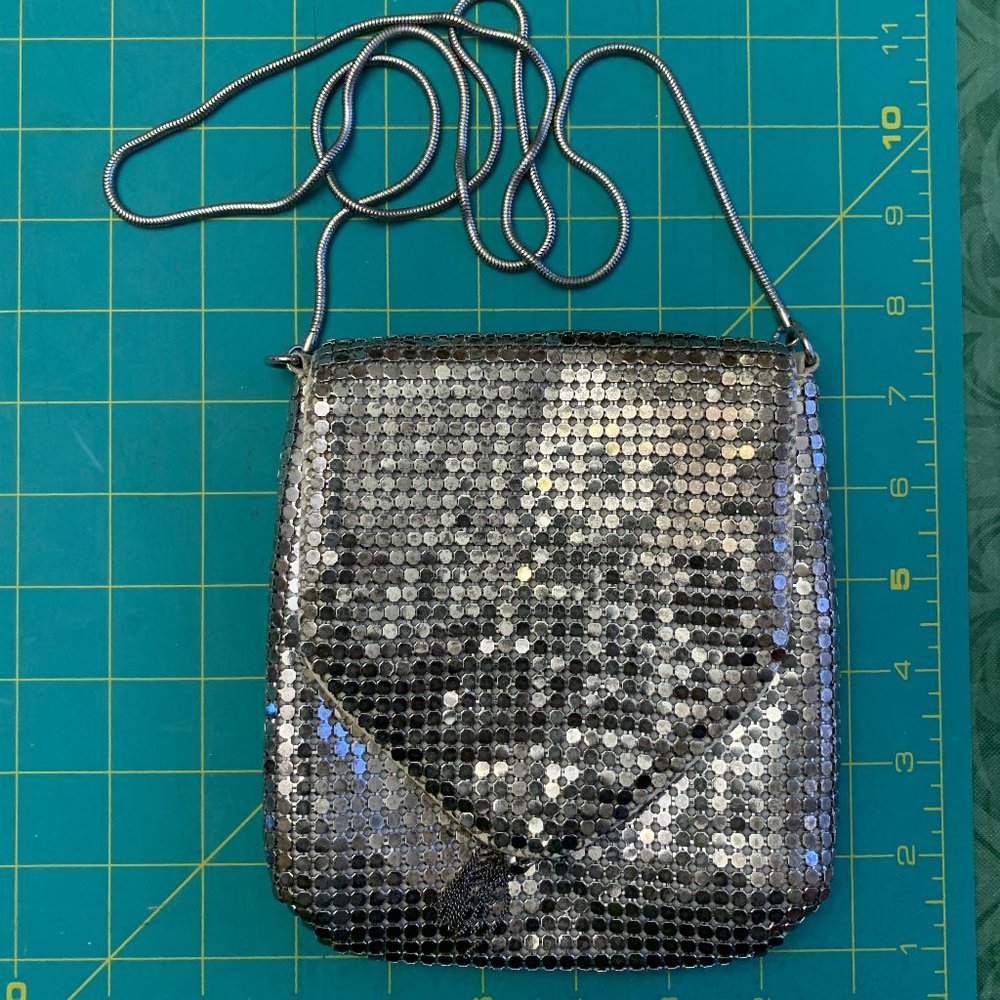 Gold Mesh Beaded Purse Bag